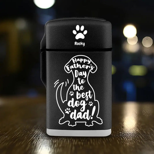 Best dog dad  - Personalised lighter