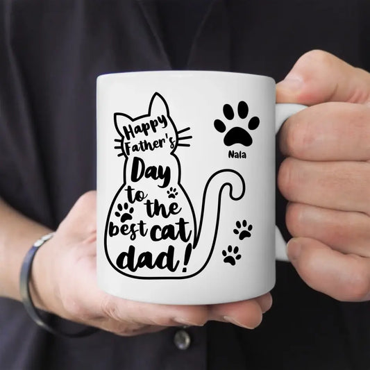 Best cat dad - Personalised mug