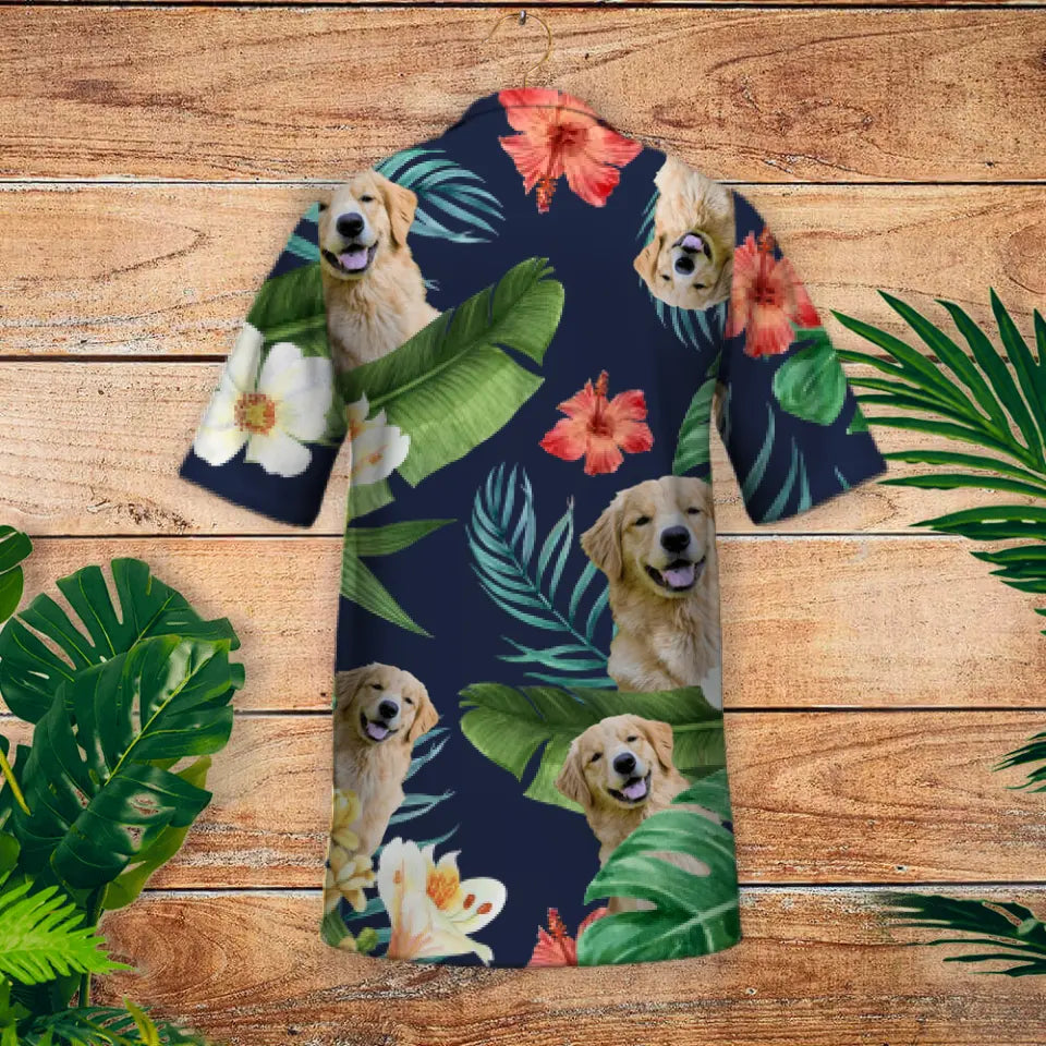 Your photo - Personalised Hawaiian Shirt