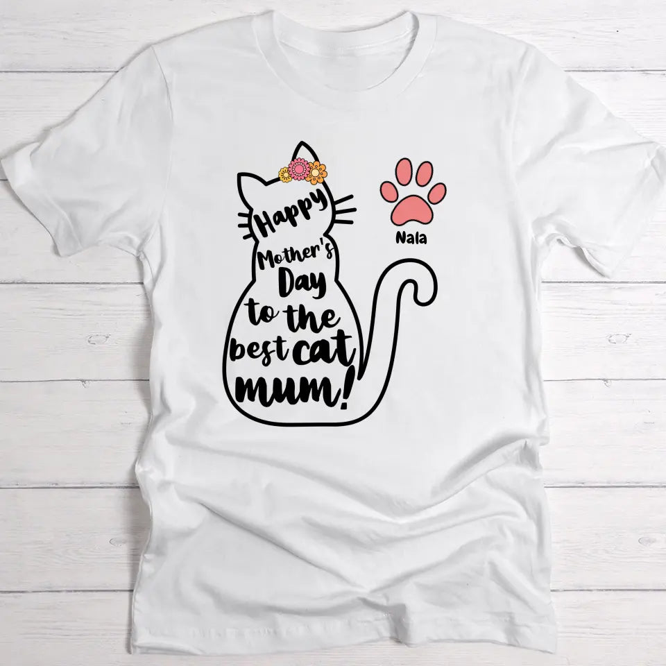 Cat mum outlet t shirt