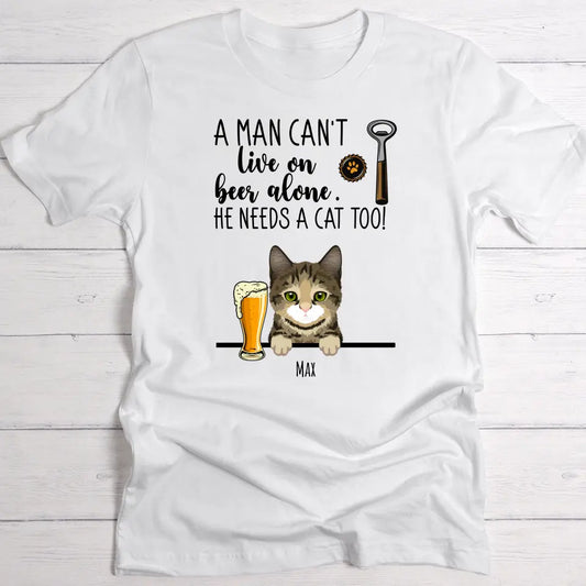 Beer & Meow - Personalised T-shirt