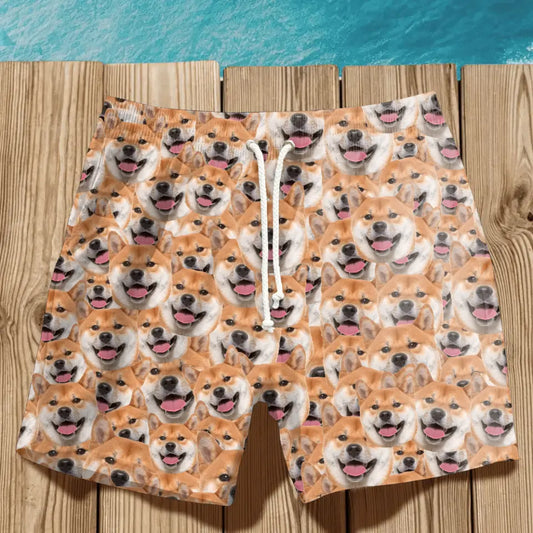 Wild photo print - Personalised Swim Shorts