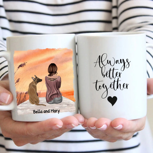 Together with my pet - Personalised Mug