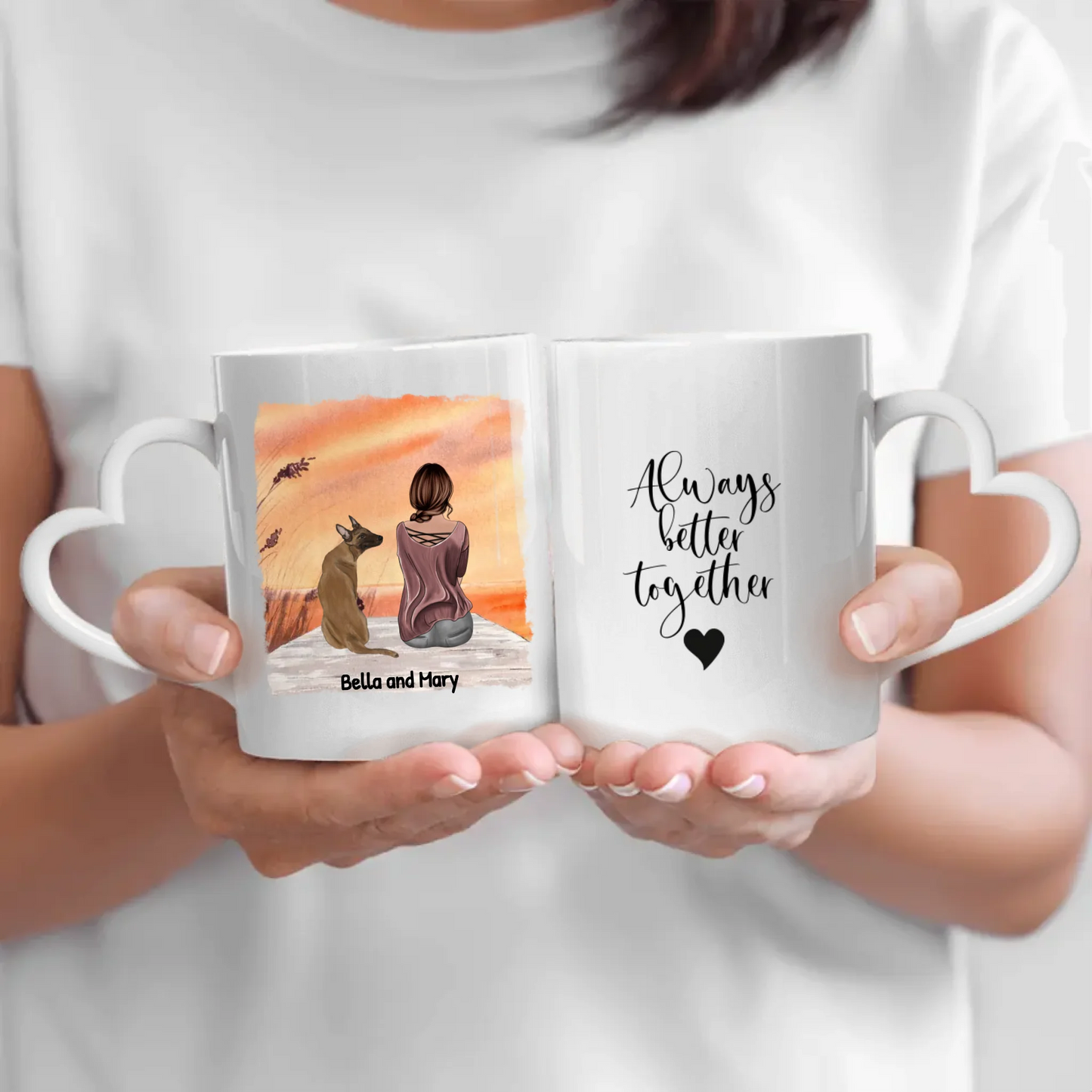 Together with my pet - Personalised Mug