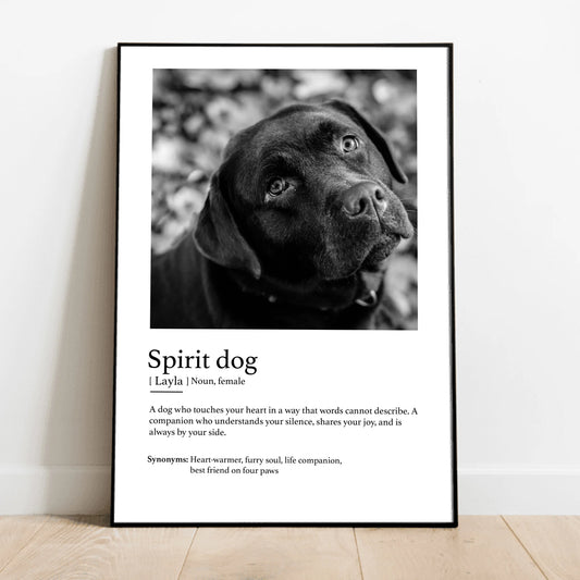 Definition spirit animal - Personalised Poster