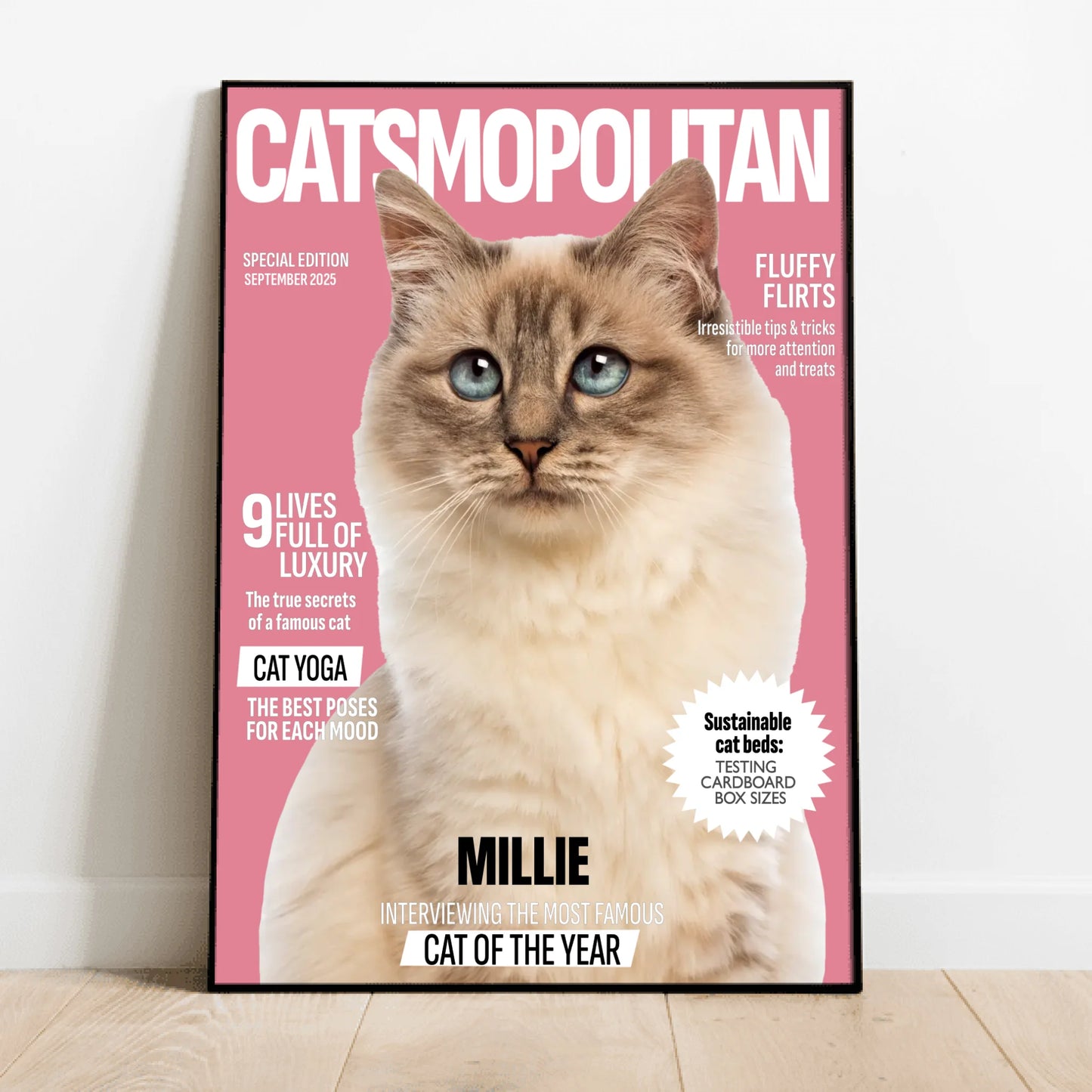 Catmopolitan - Personalised Poster