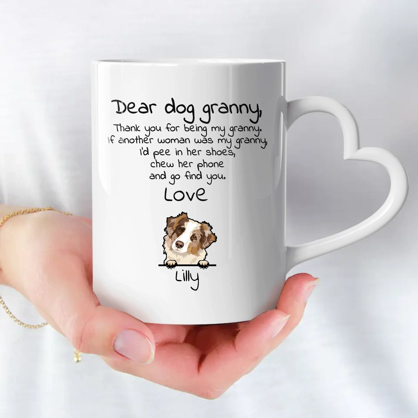 Dear Dog Parent - Personalised Mug
