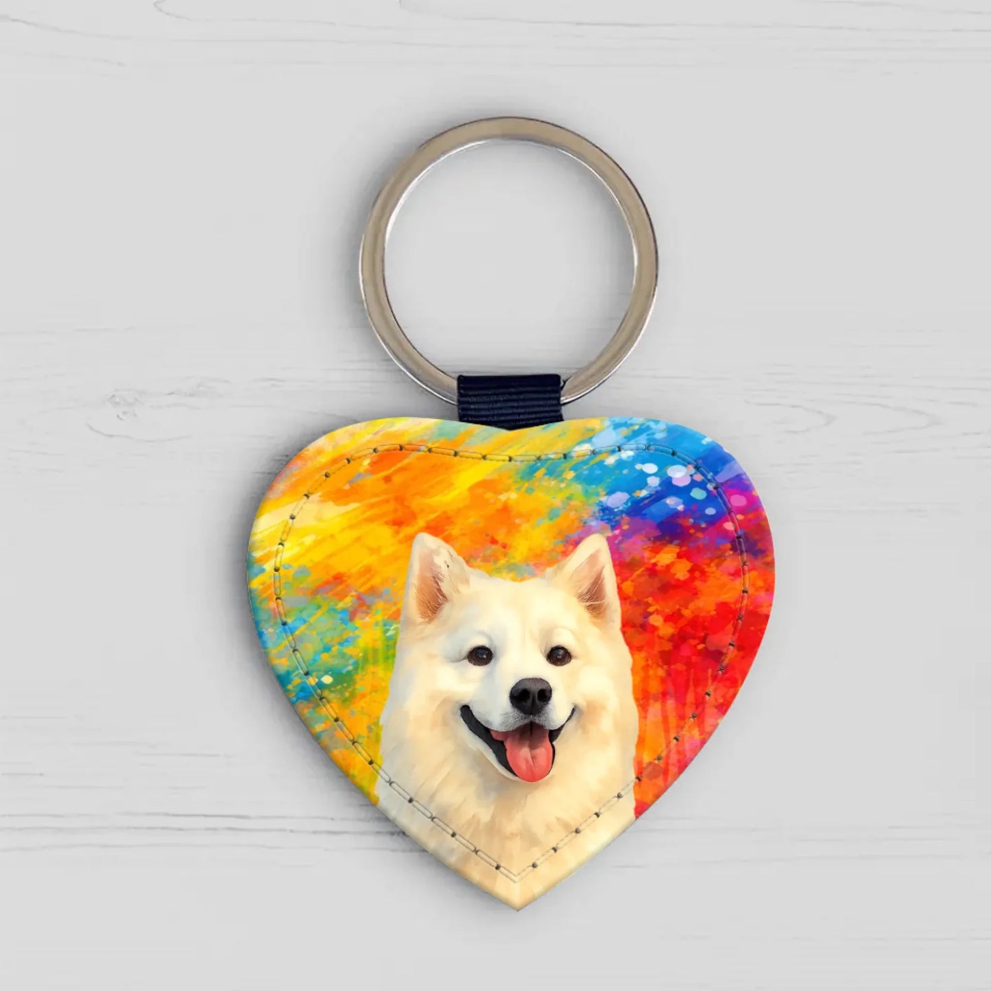 Paint Art - Personalised Keychain