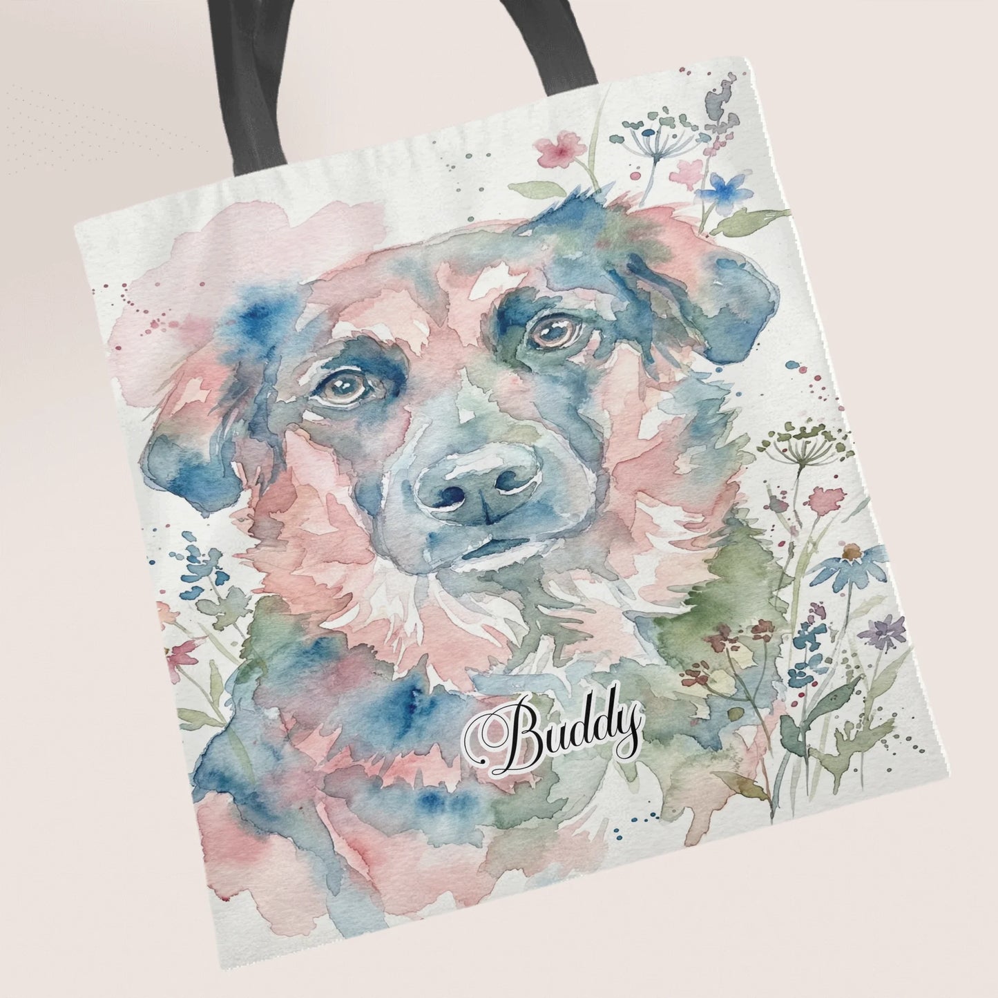 Watercolour - Personalised Tote Bag