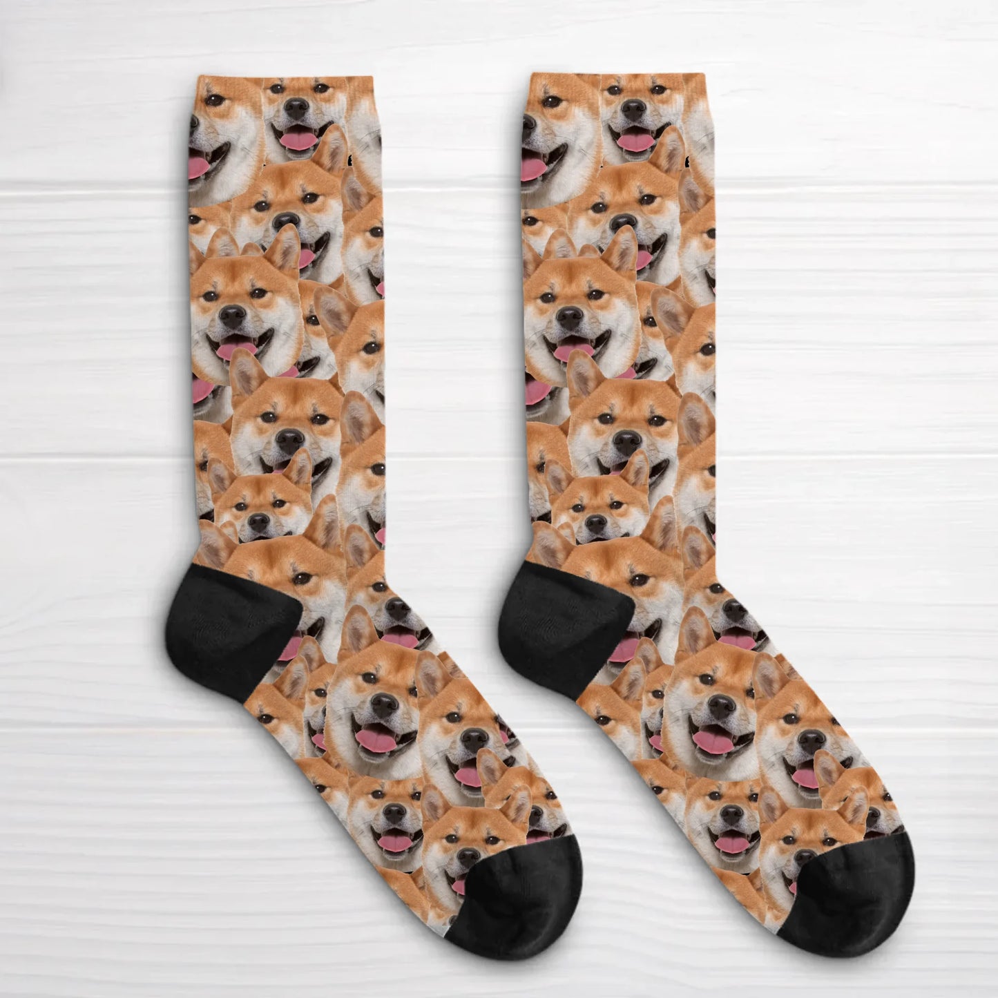 Wild photo pattern - Personalised Socks