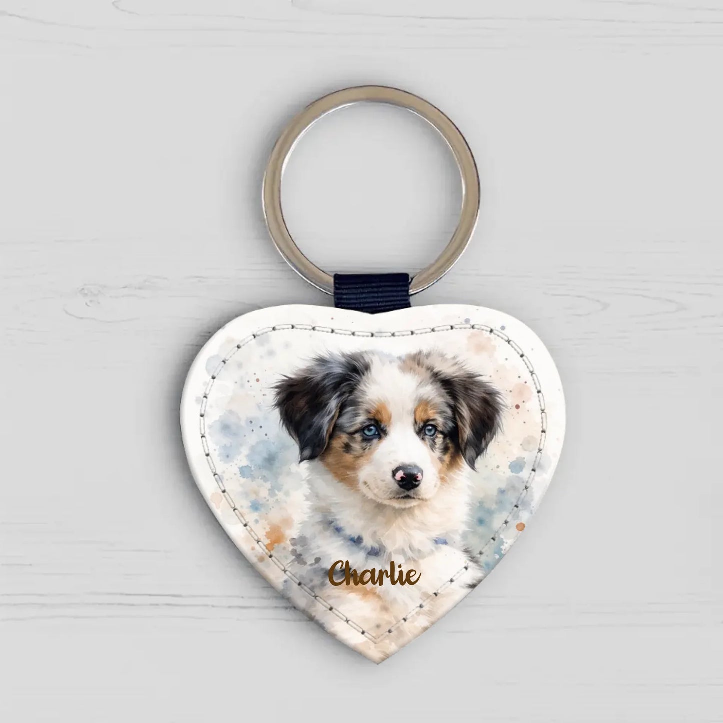 Watercolor Realistic Portrait - Personalised Keychain