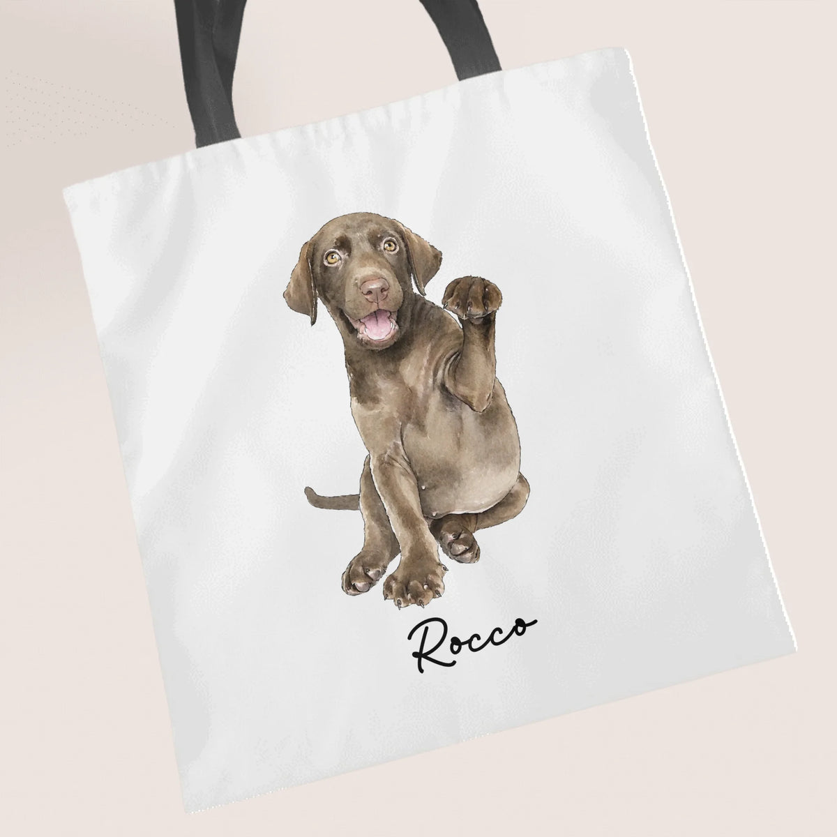 Personalised Tote Bag - Watercolour Portrait
