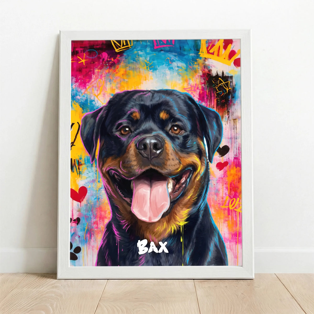 Framed Poster white