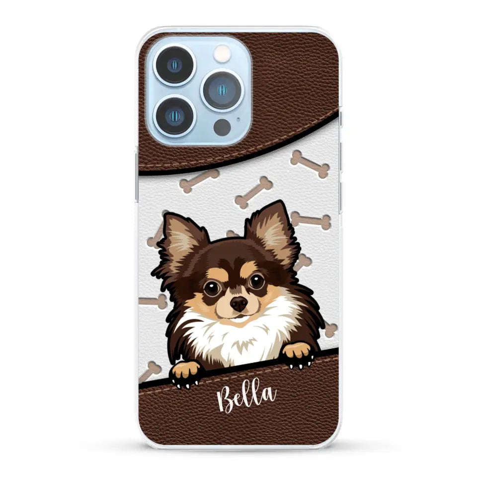 Pet leather look - Personalised Phone Case