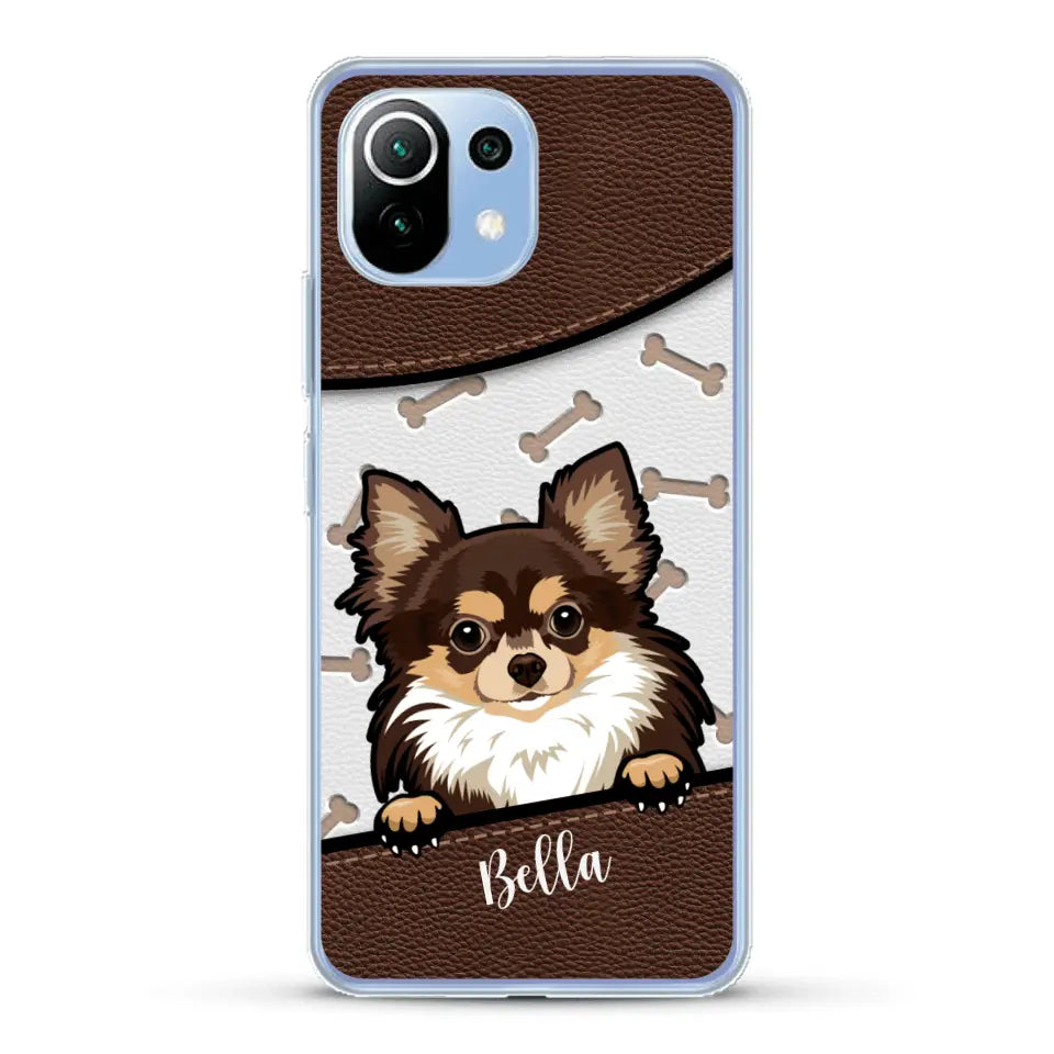 Pet leather look - Personalised Phone Case