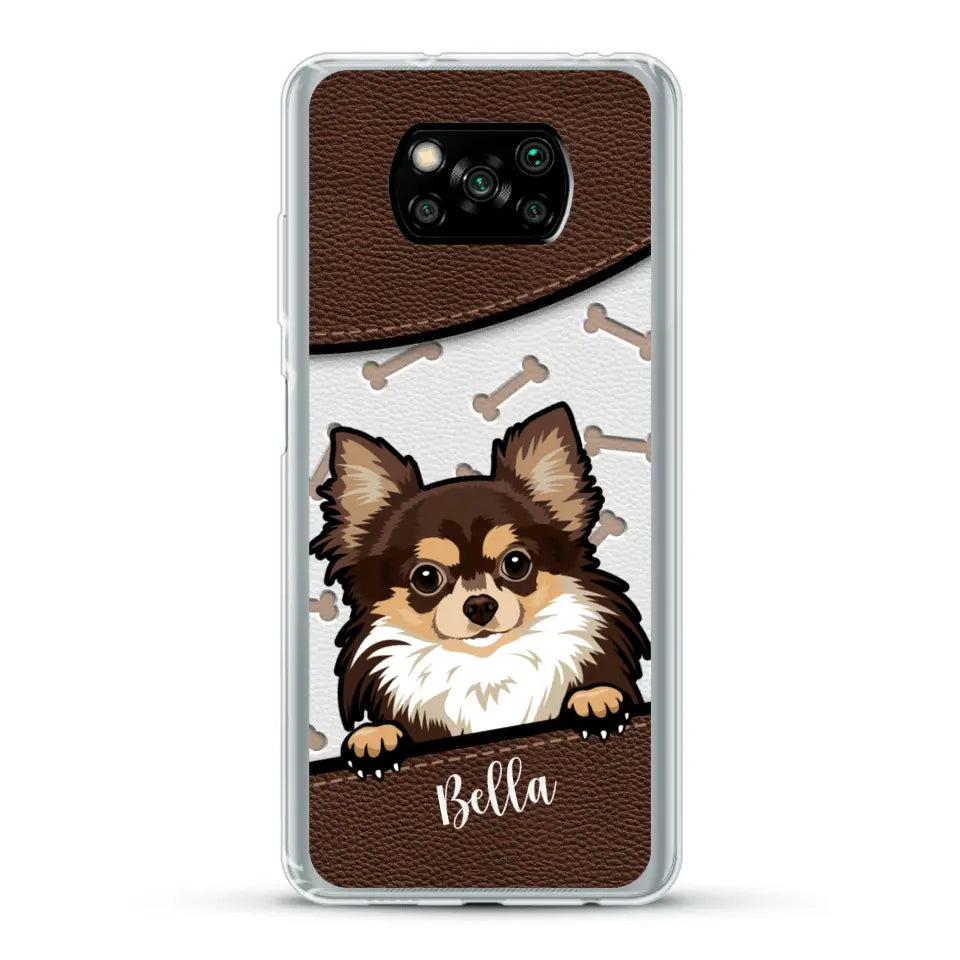 Pet leather look - Personalised Phone Case