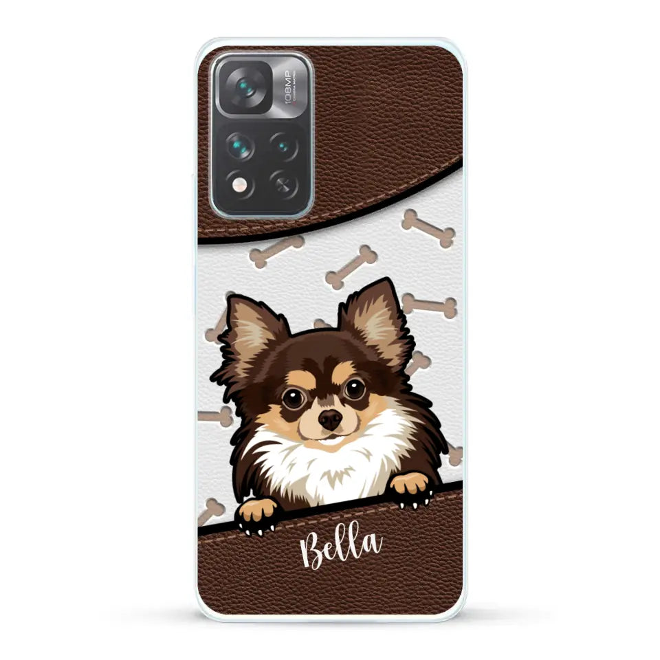 Pet leather look - Personalised Phone Case