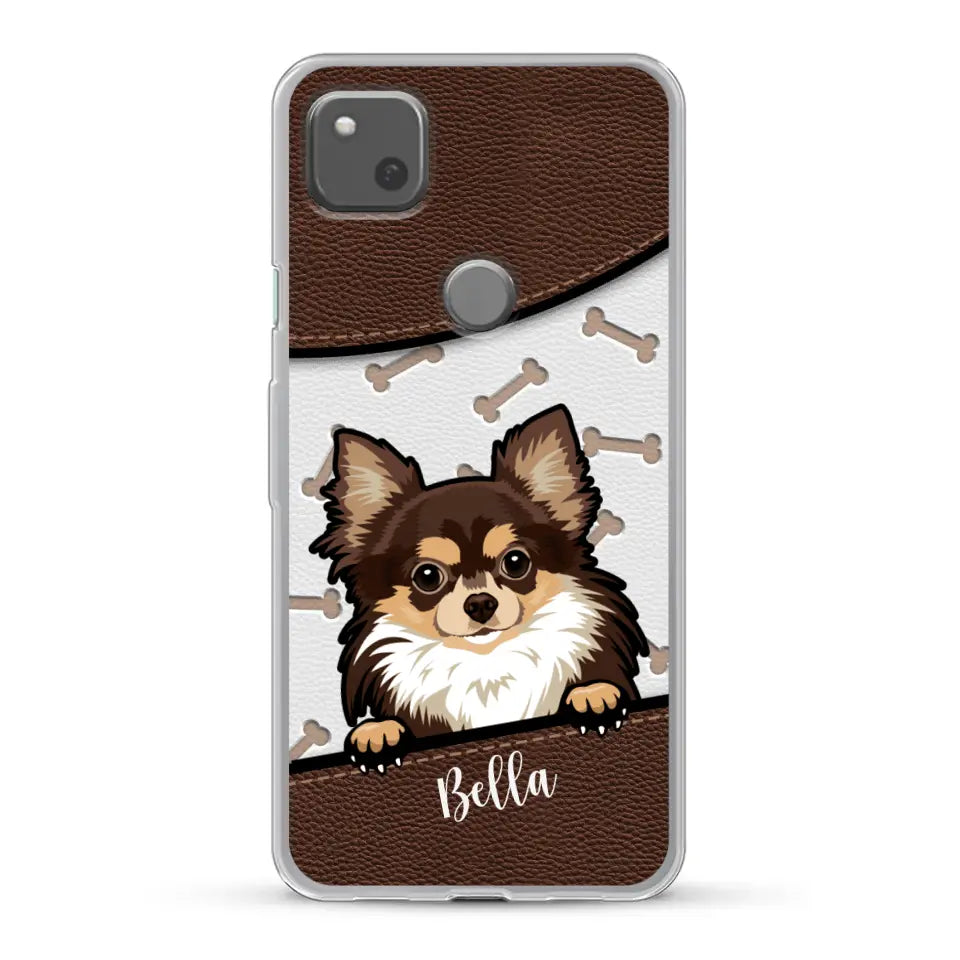 Pet leather look - Personalised Phone Case