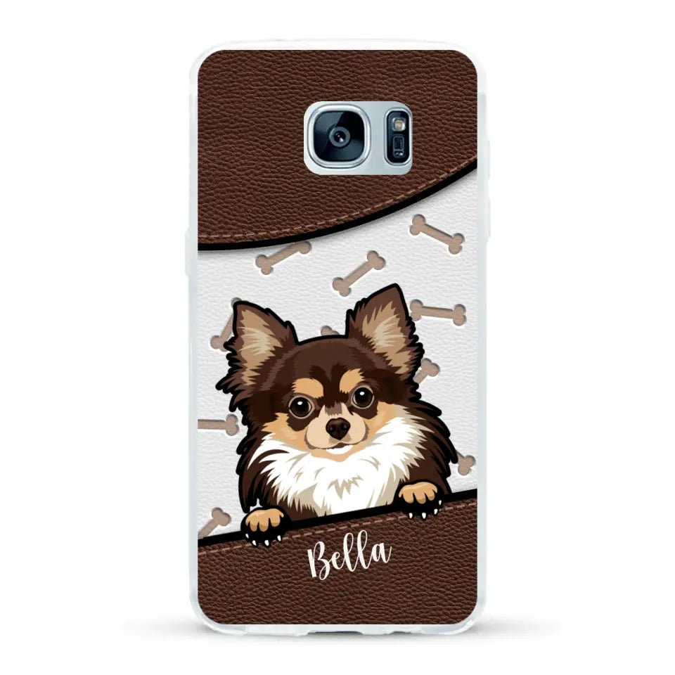 Pet leather look - Personalised Phone Case