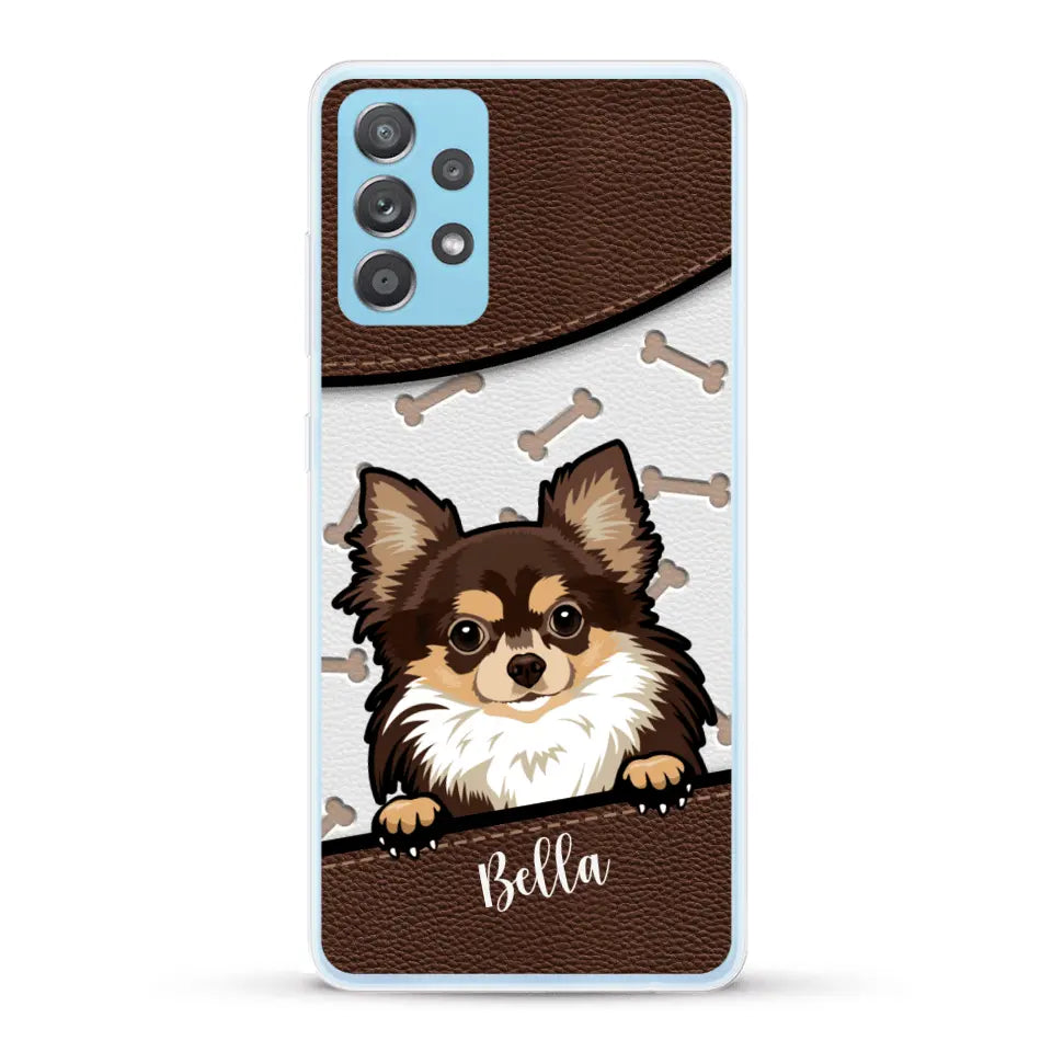 Pet leather look - Personalised Phone Case