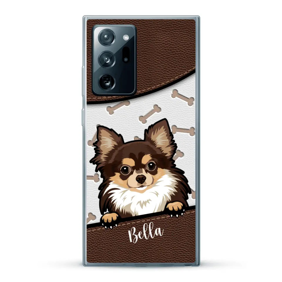 Pet leather look - Personalised Phone Case