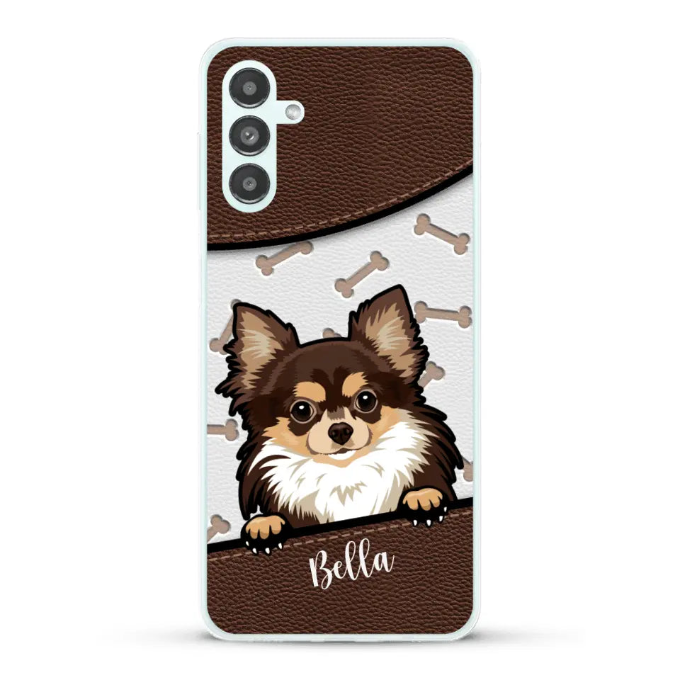 Pet leather look - Personalised Phone Case