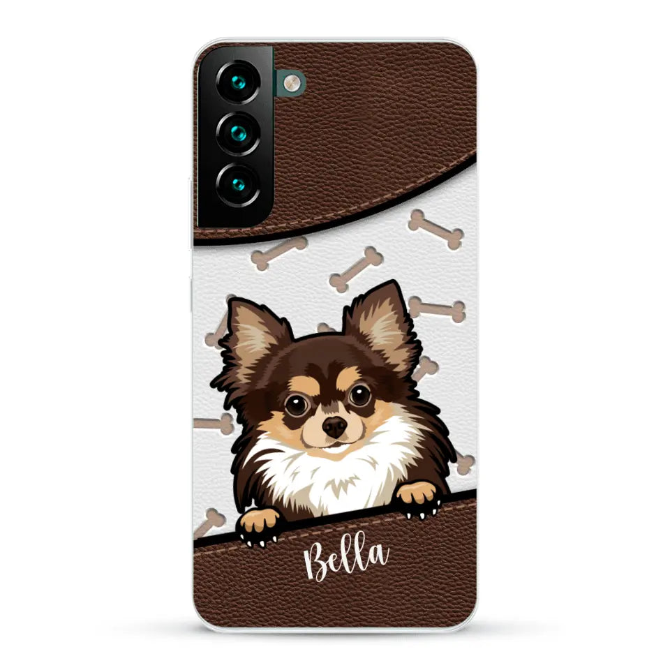 Pet leather look - Personalised Phone Case