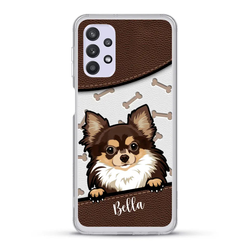 Pet leather look - Personalised Phone Case