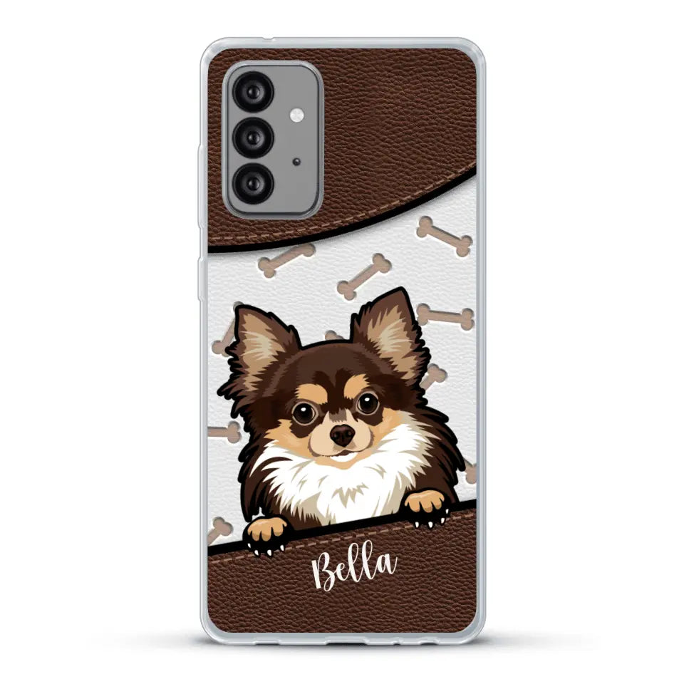 Pet leather look - Personalised Phone Case