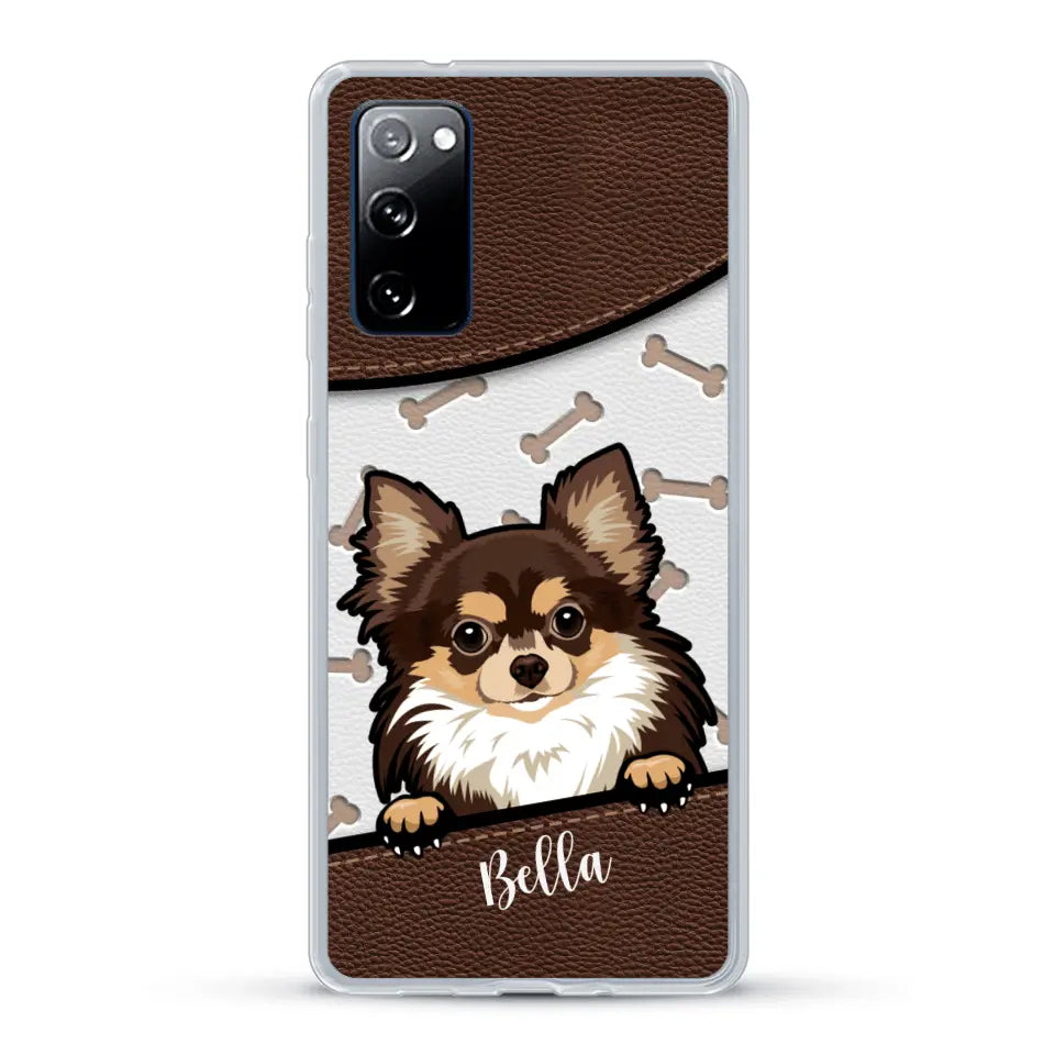 Pet leather look - Personalised Phone Case