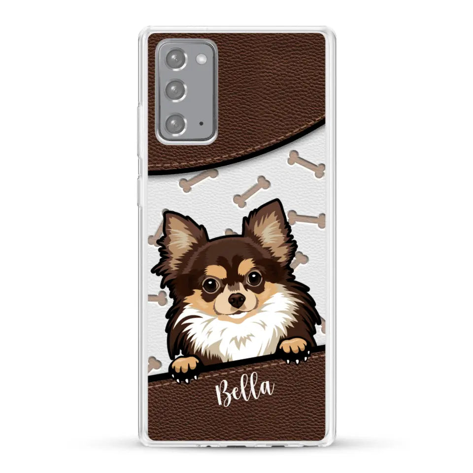 Pet leather look - Personalised Phone Case