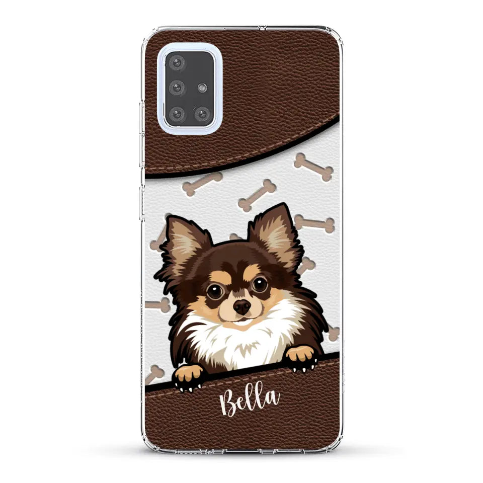 Pet leather look - Personalised Phone Case