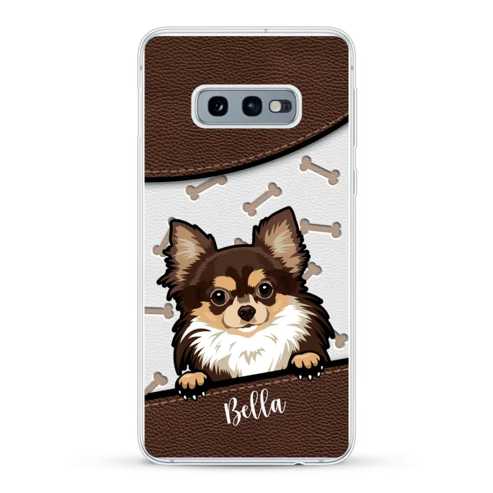 Pet leather look - Personalised Phone Case