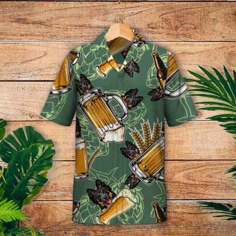 Beer with dogs - Personalised Hawaiian Shirt - Featured Image