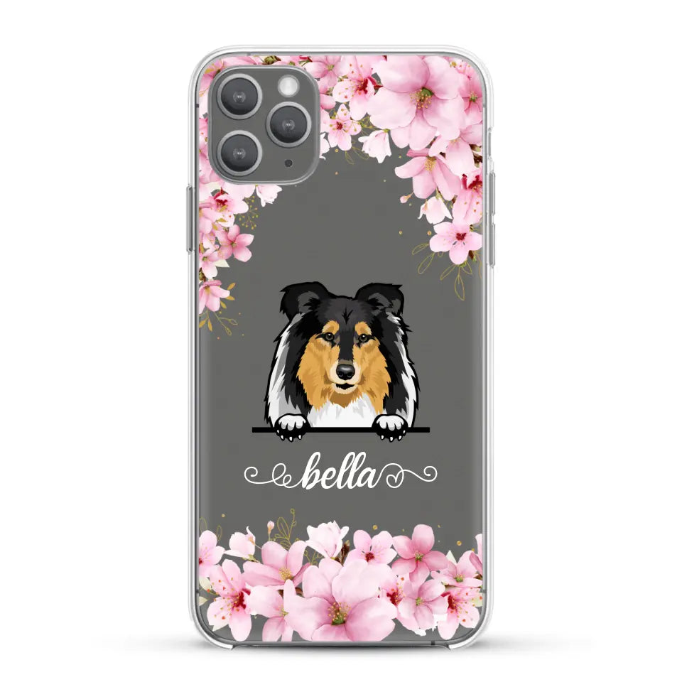 Flower dogs - Personalised Phone Case