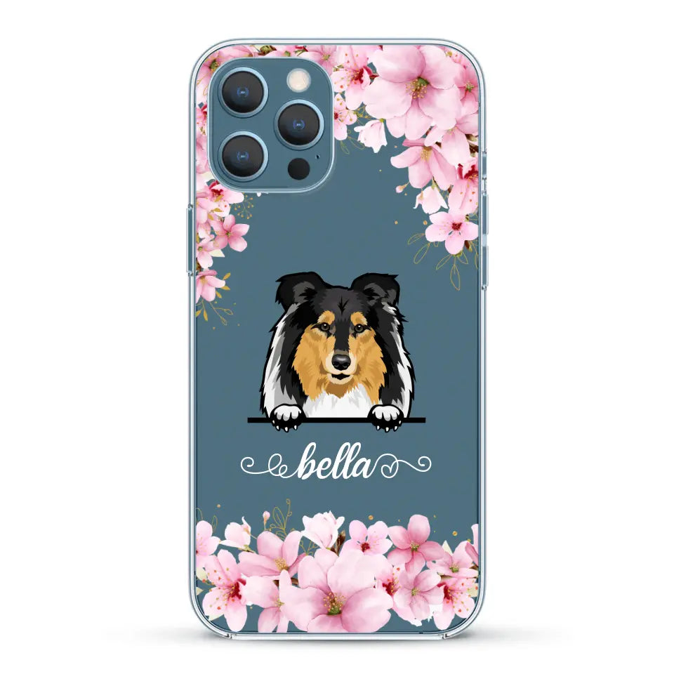 Flower dogs - Personalised Phone Case