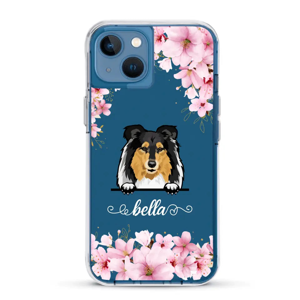 Flower dogs - Personalised Phone Case