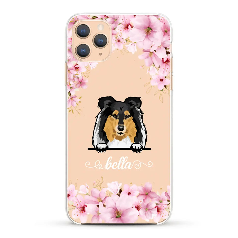 Flower dogs - Personalised Phone Case