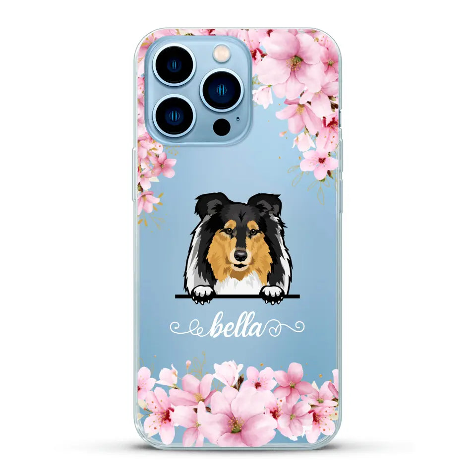 Flower dogs - Personalised Phone Case