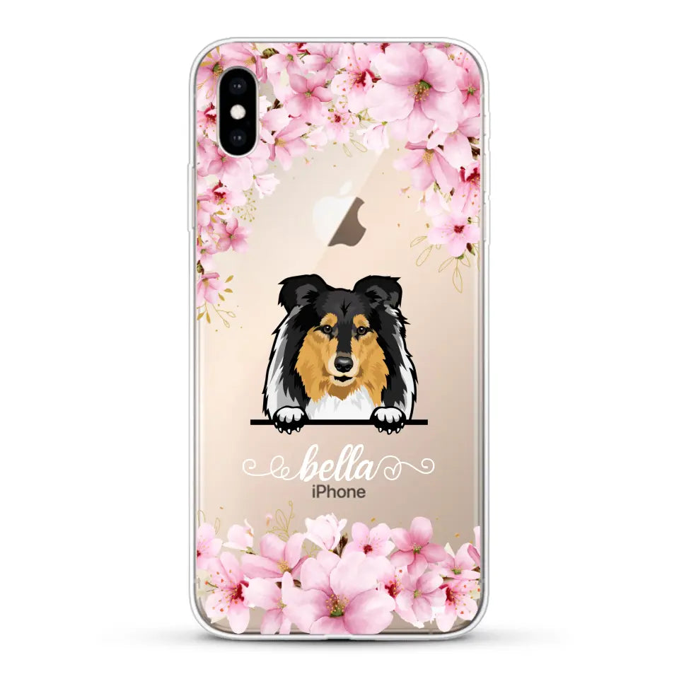 Flower dogs - Personalised Phone Case