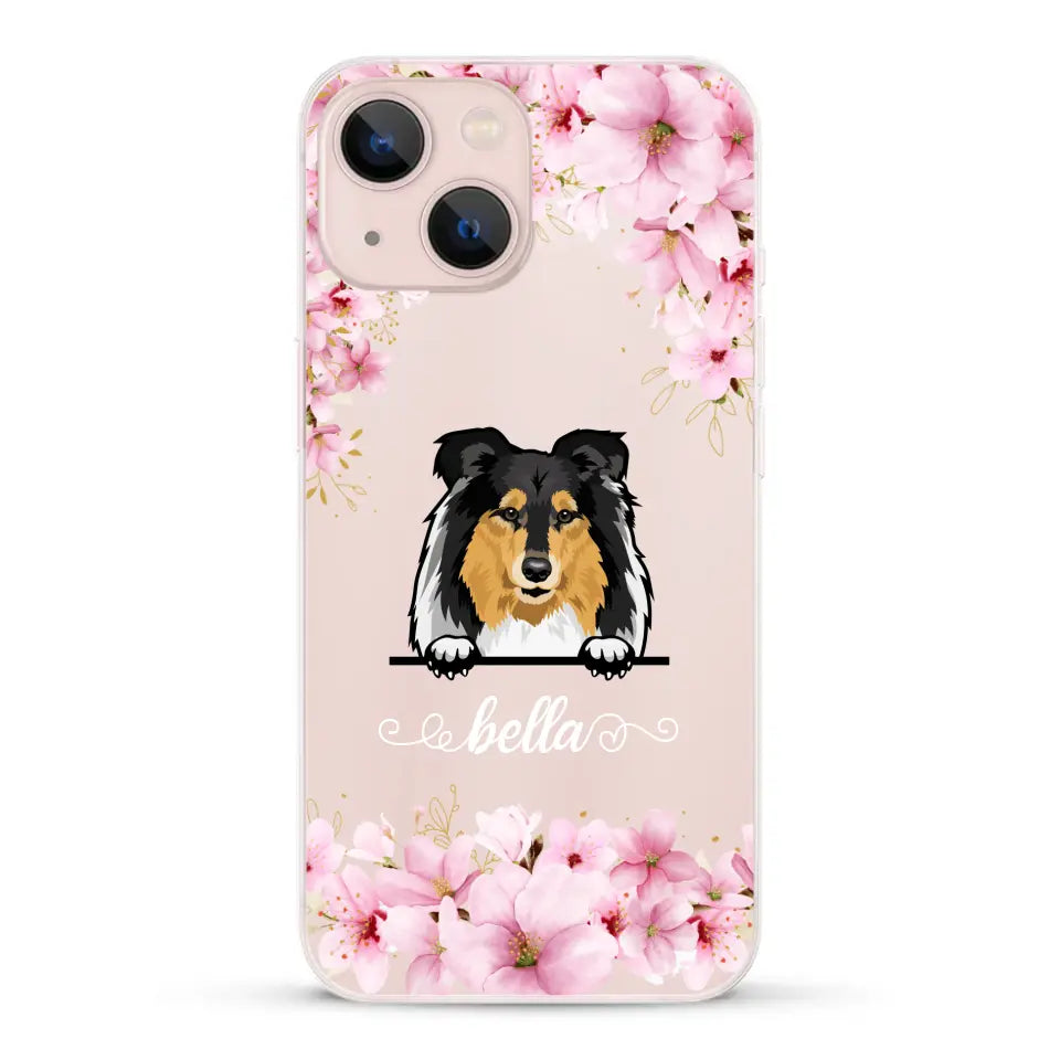 Flower dogs - Personalised Phone Case