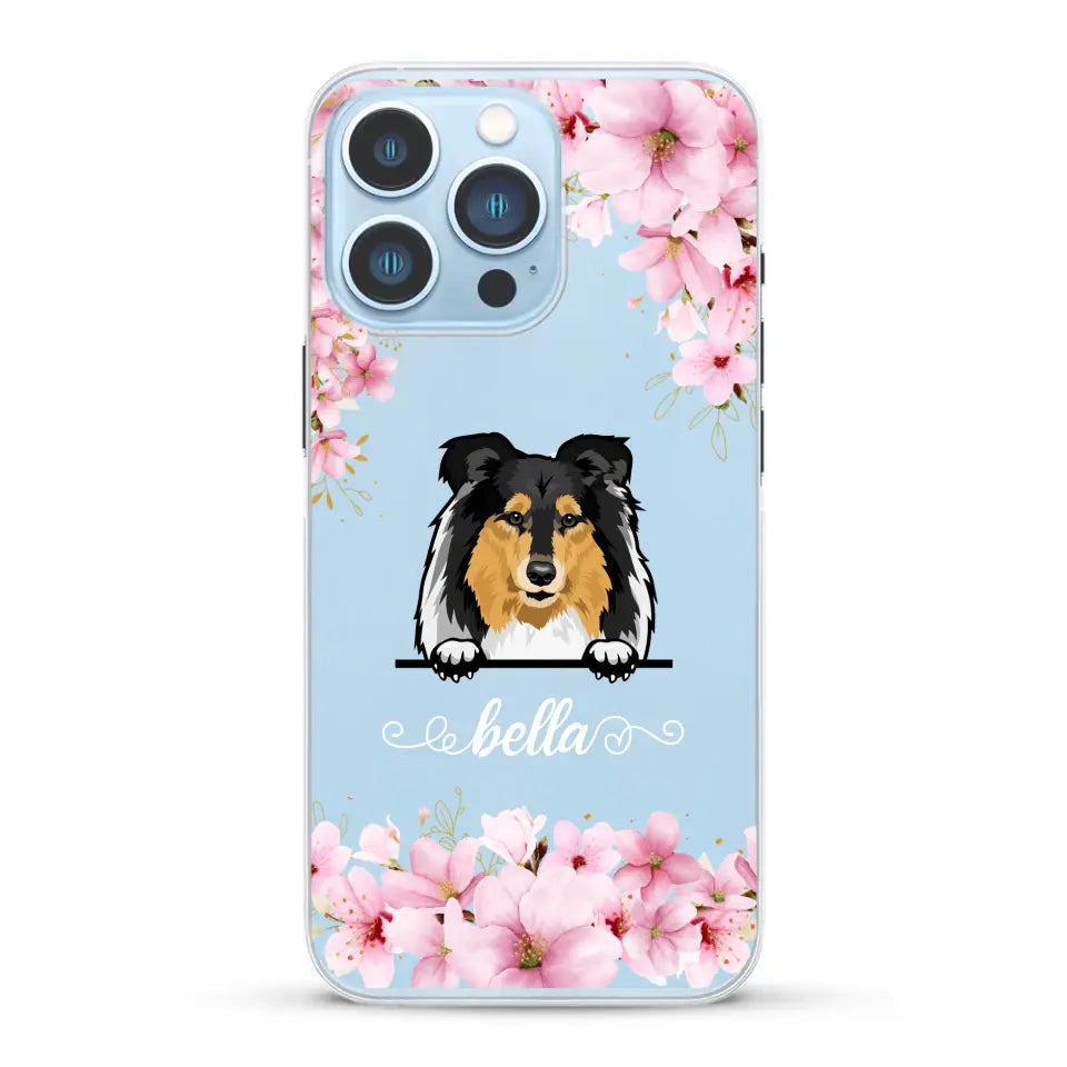 Flower dogs - Personalised Phone Case