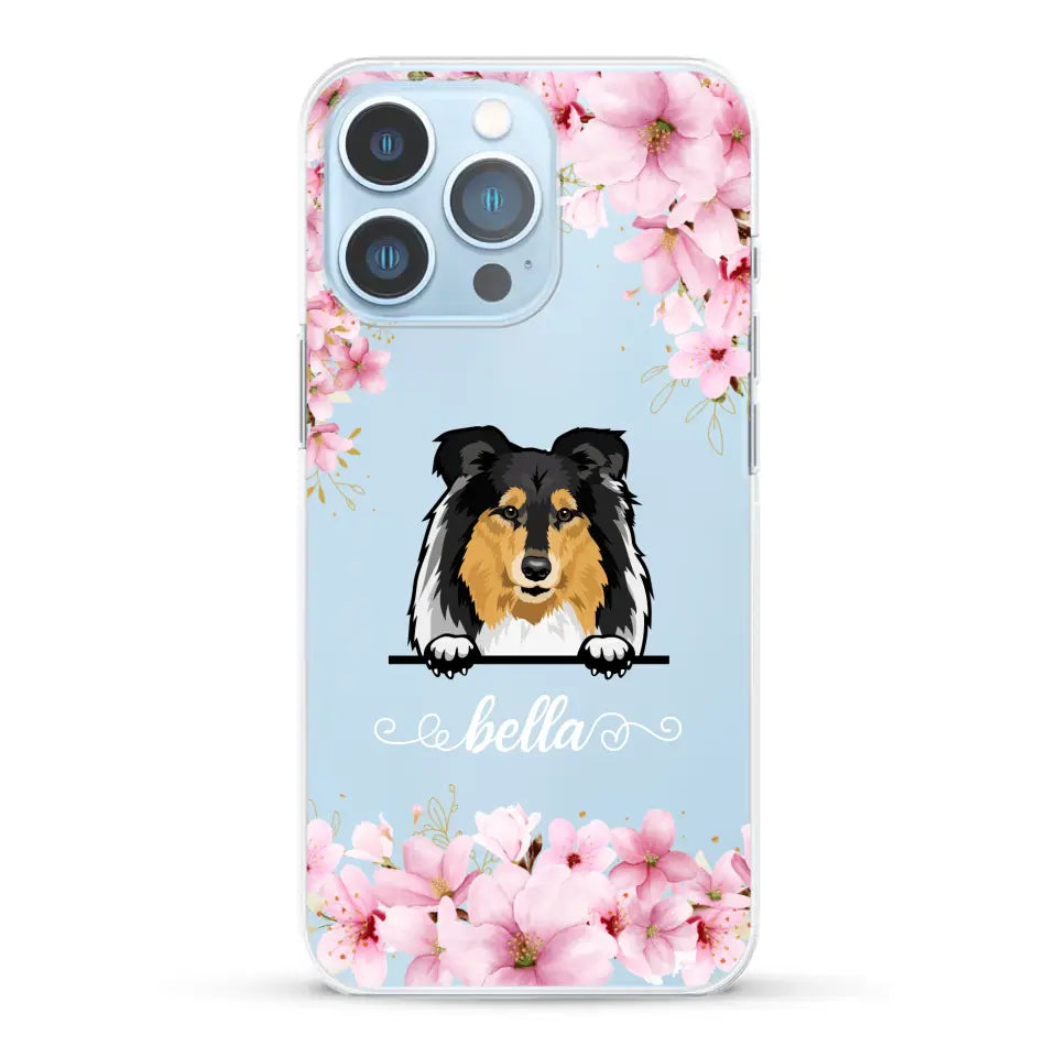 Flower dogs - Personalised Phone Case