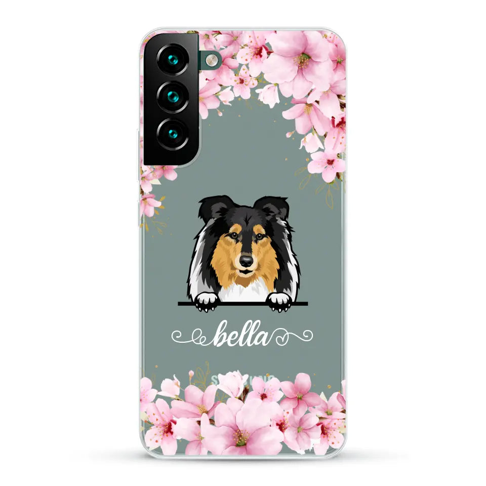 Flower dogs - Personalised Phone Case