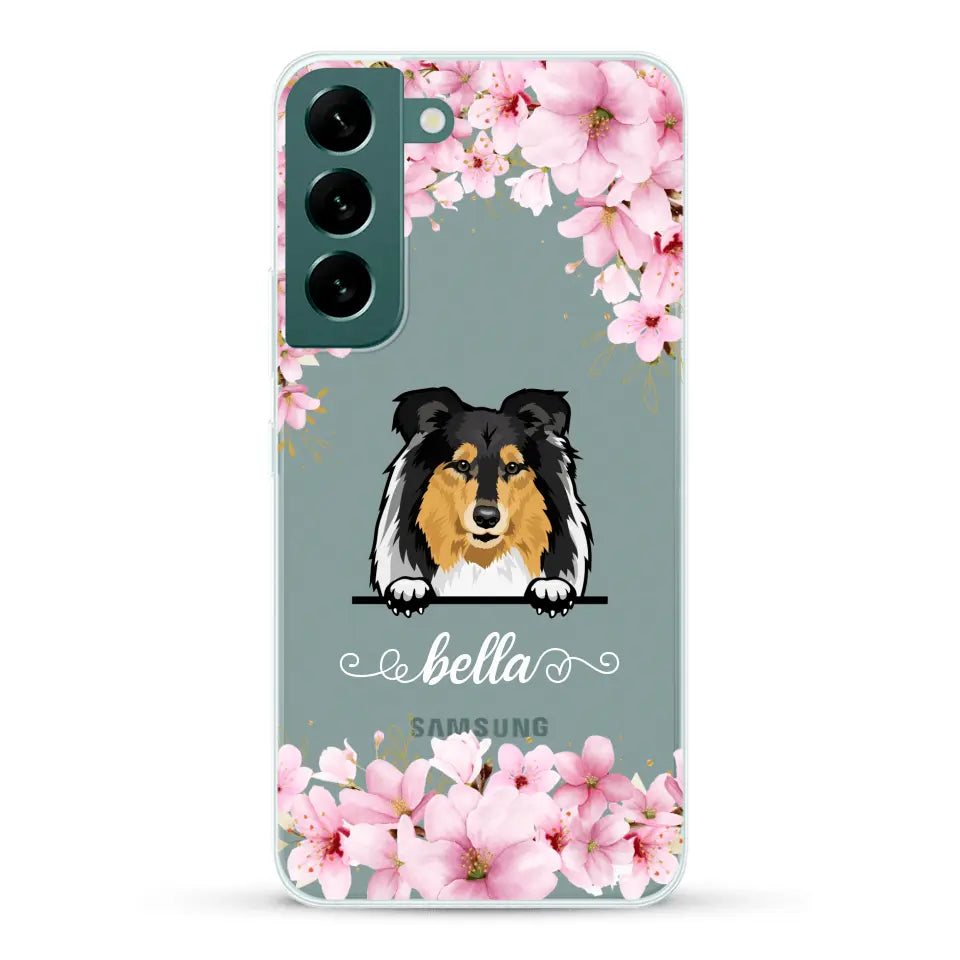 Flower dogs - Personalised Phone Case