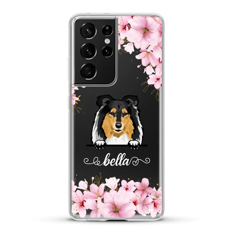 Flower dogs - Personalised Phone Case