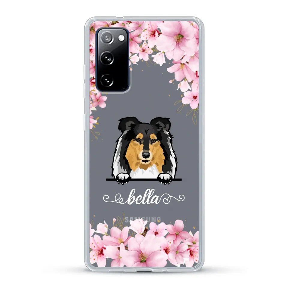 Flower dogs - Personalised Phone Case