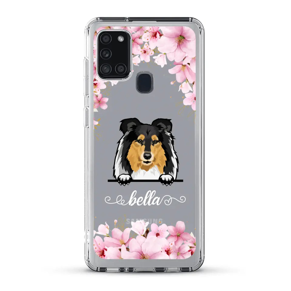 Flower dogs - Personalised Phone Case