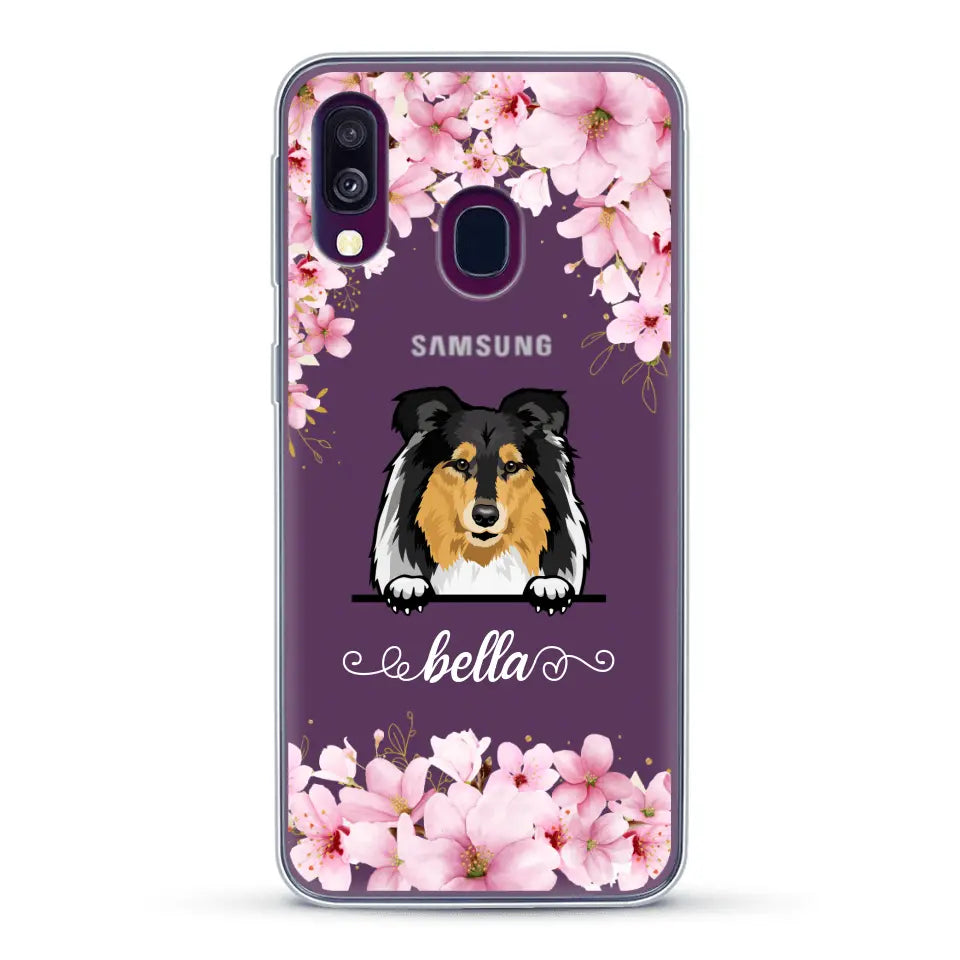 Flower dogs - Personalised Phone Case