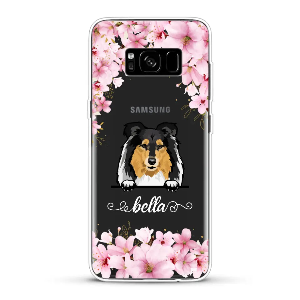 Flower dogs - Personalised Phone Case